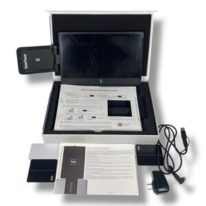 Sidetrack Swivel 12.5” Portable LCD Monitor And Accessories Tested Working